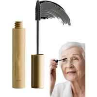 Mascara für ältere Frauen, Wimpernserum für ältere Frauen ab 60, wasserfest & schweißfest, langanhaltend