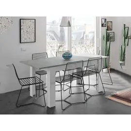Dmora Dilici 140/190 x 78 x 90 cm grau