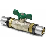 Pipetec Press-Kugelhahn 16x2 PFKU16D, DVGW (Sanitär), TH+U Presskugelhahn 16 x 2