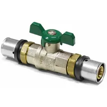 Pipetec Press-Kugelhahn 16x2 PFKU16D, DVGW (Sanitär), TH+U Presskugelhahn 16 x 2