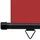 vidaXL Seitenmarkise 120 x 250 cm Rot Polyester