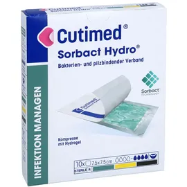 bwb medical gmbh Cutimed Sorbact Gel Kompressen 7.5x7.5 cm