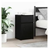 vidaXL Nachtschrank 39 x 35 x 65 cm Schwarz