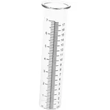 Yardwe Outdoor- 7 Glas-Regenmesser Digitaler Regenmesser Regenmesser Im Freien Kunststoff-Schnapsglas-Regenmesser Ersatzrohr Glas-Regenmesser Outdoor-Niederschlagsmessung Hohe