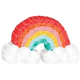 Amscan 244066 - Mini-Pinata Regenbogen, Größe 11,4 x 19 cm, aus Papier, Kinder-Geburtstag, Geschenk, Dekoration, Motto-Party