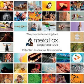 metaFox - Feelings Palette - 52 Photo Cards with Question for Emotion Recognition, Icebreaker - Use as Mindfulness Cards, Motivational Cards, Inspirational Cards, Affirmation Cards
