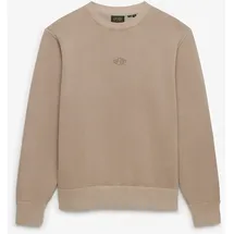 Superdry Micro Logo Crew Sweatshirt Sweatshirt Beige XL