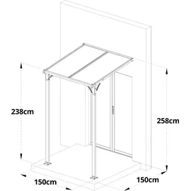 Home Deluxe Cubis S 148 x 258 cm grau