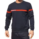 Sweatshirt Feuerwehr mit rotem Streifen