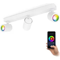 Linovum TENJO Spotbalken 3 flammig weiß schwenkbar kompatibel mit