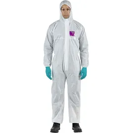 Ansell WH15S-00138-04 AlphaTec® 1500 - Modell 138 Chemikalienschutz, Weiß, L Kleider-Größe: L Weiß