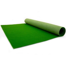 primaflor Primaflor-Ideen in Textil »Eventteppich PODIUM«, rechteckig, Breite 100 cm, robuster Nadelfilz, Uni-Farben, grün