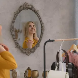 Relaxdays Handtaschenbügel 6 Haken, platzsparende Handtaschen Aufbewahrung, Taschenhaken Metall, Taschenhalter, kupfer,