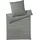 YES FOR BED Pure & Simple Uni Grau 200 x 200 cm + 2 x 80 x 80 cm