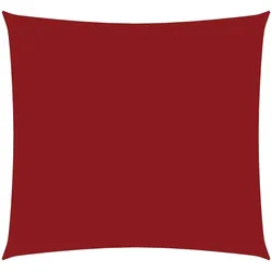 vidaXL Sonnensegel Oxford-Gewebe Quadratisch 5x5 m Rot