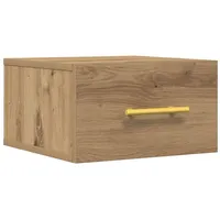VidaXL Nachttisch Wandmontiert Artisan Eiche 35x35x20 cm