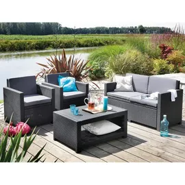 ALLIBERT Monaco Lounge-Set graphit