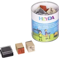 Heyda Stempelset Fußballer & Baustelle 15 St.