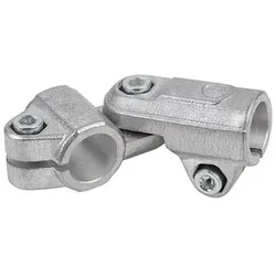 ROHRVERBINDER, GELENK FÜR RUNDROHRE, ALUMINIUM, KOMP:STAHL, A=25,1