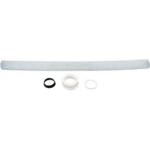 tecuro Berlauf-Verbindungsrohr Ø 25 x 310 mm mit 1 Zoll Überwurfmutter