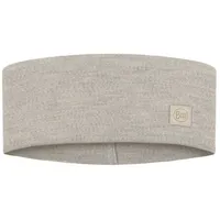 Buff Merino Wide Stirnband 003 solid cloud