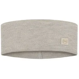Buff Merino Wide Stirnband 003 solid cloud