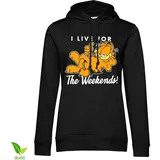 Garfield Hoodie in Schwarz | Gr.: M