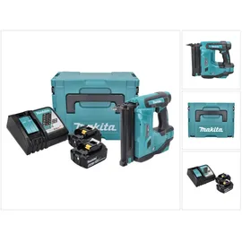 Makita DBN 500 RGJ Akku Stauchkopfnagler 18 V 15-50 mm mit 2x 6,0 Ah Akkus + Ladegerät