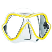 Mares Erwachsene X-Vision Mask 14 Taucherbrille, Gelb/Weiss, BX