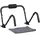 Relaxdays Bauchtrainer AB Roller Schwarz 50 x 60 x 50 cm