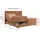 MKS Meble Motor Boxspringbett mit Bettkasten ¦ orange ¦ Maße (cm): B: 148 H: 118