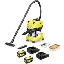 Kärcher WD 4-18 S Dual Battery Set 1.628-626.0 inkl. 2x 5,0 Ah Akku + 2x 18 V Ladegerät
