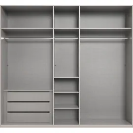 WIMEX Drehtürenschrank London 225 x 208 x 58 cm Schwarz