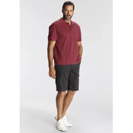 MAN'S WORLD Cargobermudas MAN'S WORLD, Herren, Gr. 46, N-Gr, schwarz, Obermaterial: 100% Baumwolle, unifarben, normal kniebedeckend, Hosen, auch in Großen Größen, Topseller