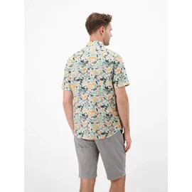 Lerros Modern Fit Kurzarmhemd Gelb L