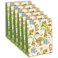 Clairefontaine 6x Safari, Kraft weiß, Tasche L (26,5x14x33 cm),