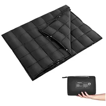 KingCamp Camping Decke Smart 540 Picknick Strand Matte Park Decke Leicht 540 g Farbe: black