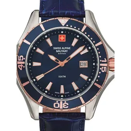 Swiss Alpine Military Diver Leder 44 mm 7040.1555
