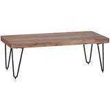 Wohnling Couchtisch Massivholz akazie 115,0 x 60,0 x 40,0 cm