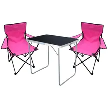 Mojawo Camping Set 3tlg Rosa