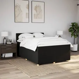 vidaXL Boxspringbett 140 x 200 cm Schwarz
