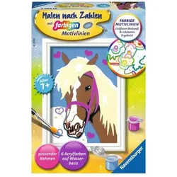 RAVENSBURGER 27693 Malen nach Zahlen Liebes Pferd