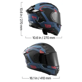 Vevor Klapphelm Doppelvisier L