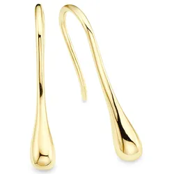 Paar Ohrhaken HECHTER PARIS "Schmuck Geschenk Silber 925 Ohrschmuck Ohrring Tropfen", gold (gelbgoldfarben), Ohrringe, Damen, Silber 925 (Sterlingsilber)