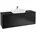 Waschtischunterschrank 4 Auszüge Waschbecken mittig 1600x603x501mm Black Matt F44200PD