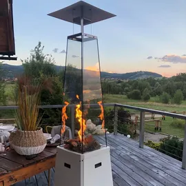 Kratki Umbrella BS Gasheizstrahler 12 kW weiß