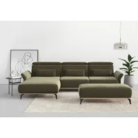 Home Affaire Eckcouch Polyester 3-Sitzer Grün