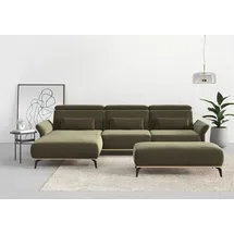 Home Affaire Eckcouch Polyester 3-Sitzer Grün
