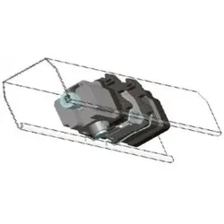 Somfy 9014686 J4 Clipadapter f. Kopfschiene 78x67 SCHENKER (x2)