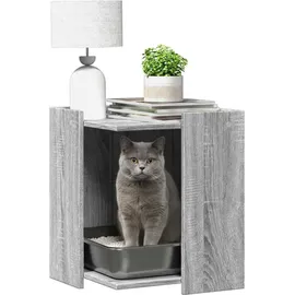 vidaXL Katzentoilette 42x42x51 cm Grau